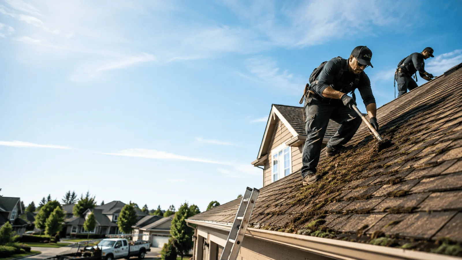Roof Moss Removal in Marietta, TX near me